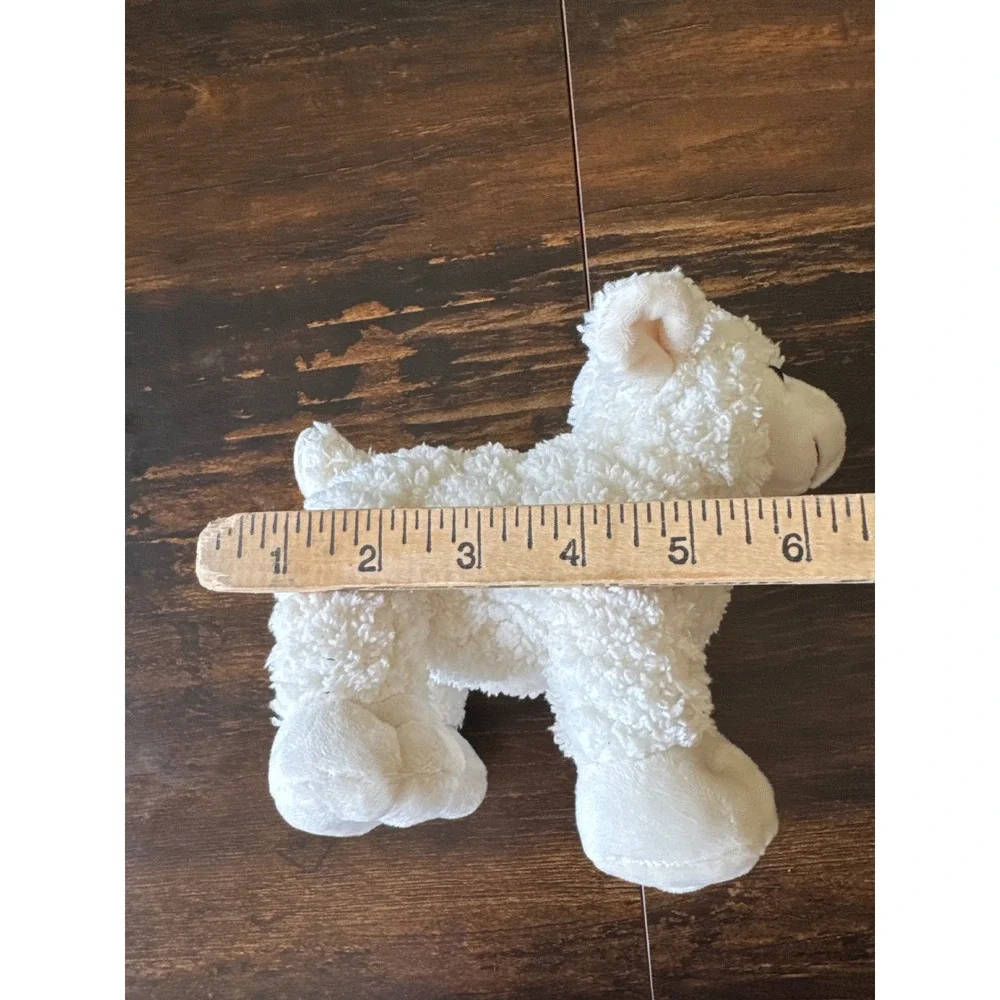 Uni-Toys Eco-Friendly Lamb Plush White Sheep Stuffed Animal Standing 6.5 inch